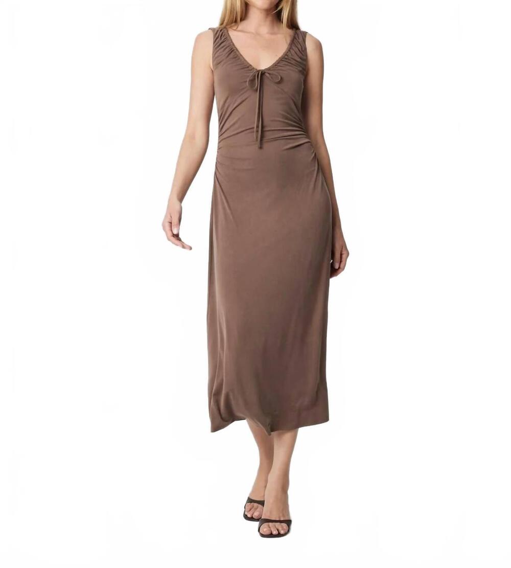 NEW MOD REF chell midi dress in brown